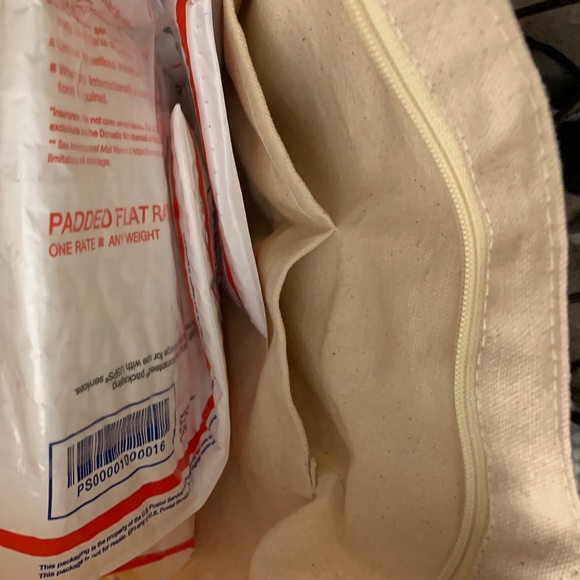 Handmade inspired canvas messenger bag - Picture 7 of 7